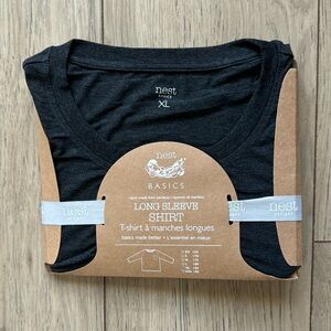 NWT Nest Designs Nest Basics Long Sleeve Shirt Bamboo Cotton Women’s XL